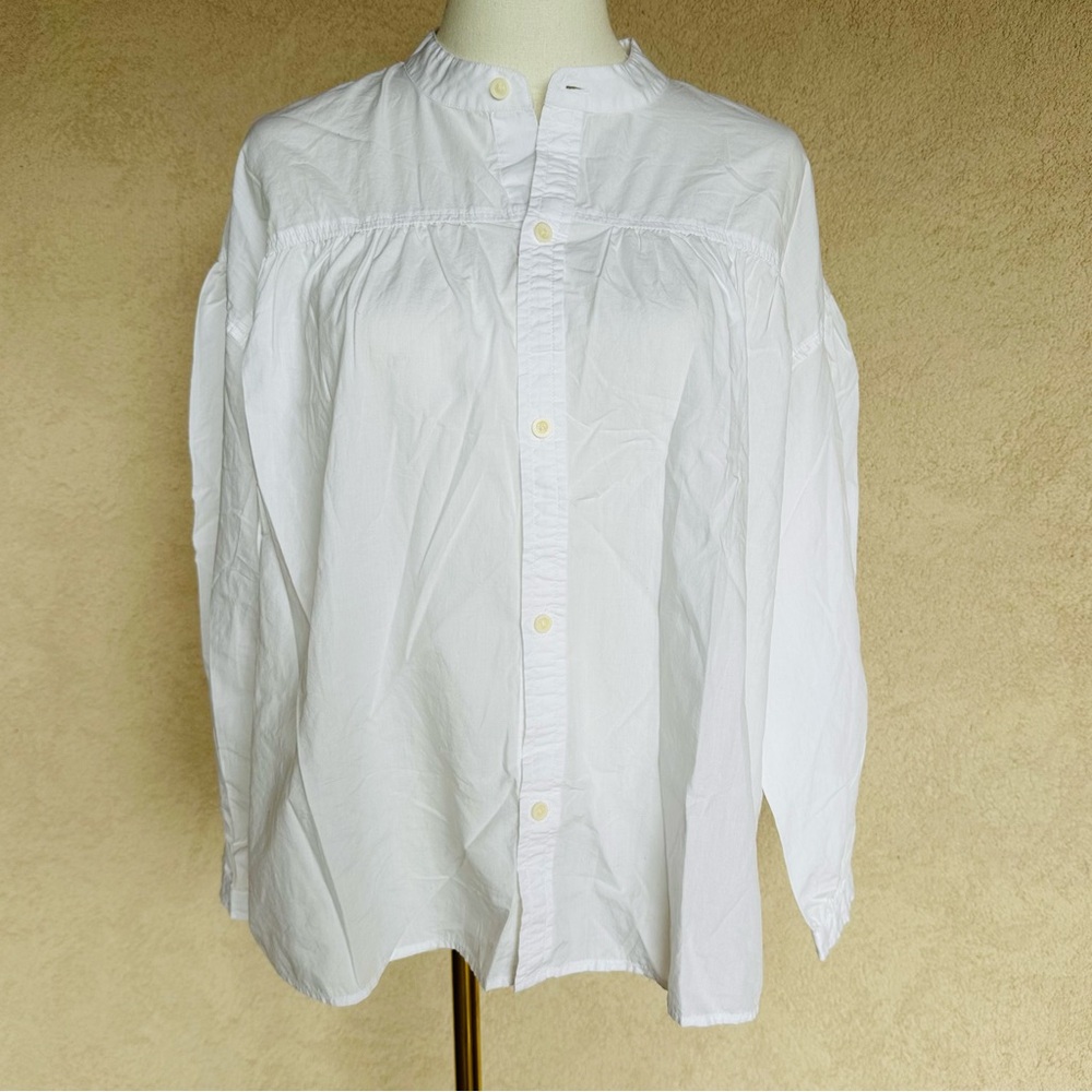 AE77 American Eagle Women’s White Boho Blouse